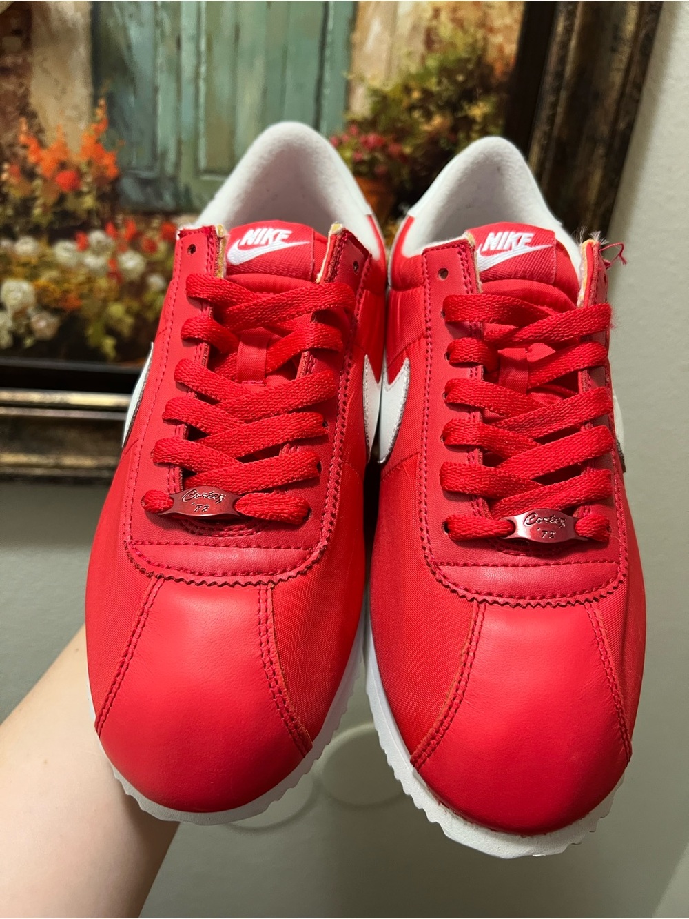 Nike Cortez Basic Nylon Red sneakers rare - Picture 4 of 16